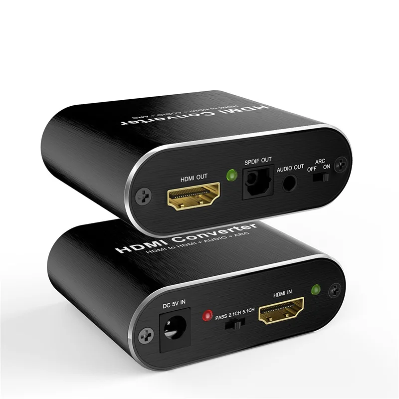 HDmatters 4K HDMI аудио экстрактор SPDIF+ стерео аудио выход поддерживает полный HD1080p