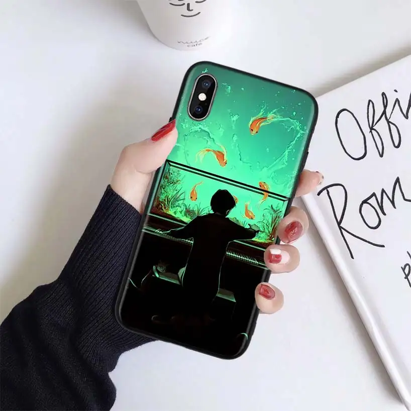 Чехол для фортепианной гитары для Apple iphone 11 Pro XR XS Max X 7 8 6 6S Plus 5 5S SE Черный силиконовый чехол для телефона
