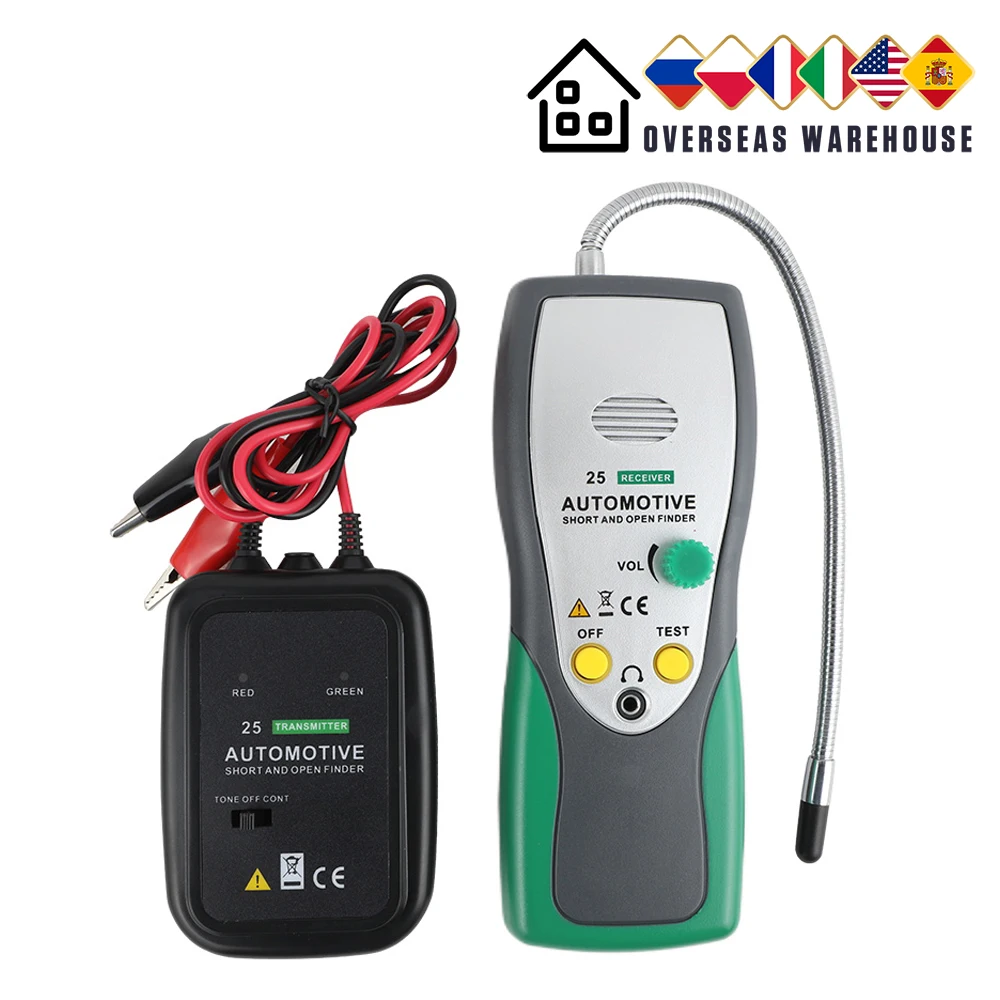

DY25 Automotive Short Open Circuit Finder Tester Car Trucks Cable Tracker Car Circuit Scanner Open Short DC Circuit Tester