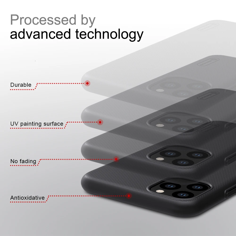 NILLKIN для Apple iPhone 11 Pro Max чехол для iPhone 11 Pro чехол матовый щит задняя крышка чехол для Apple iPhone11/iPhone 11
