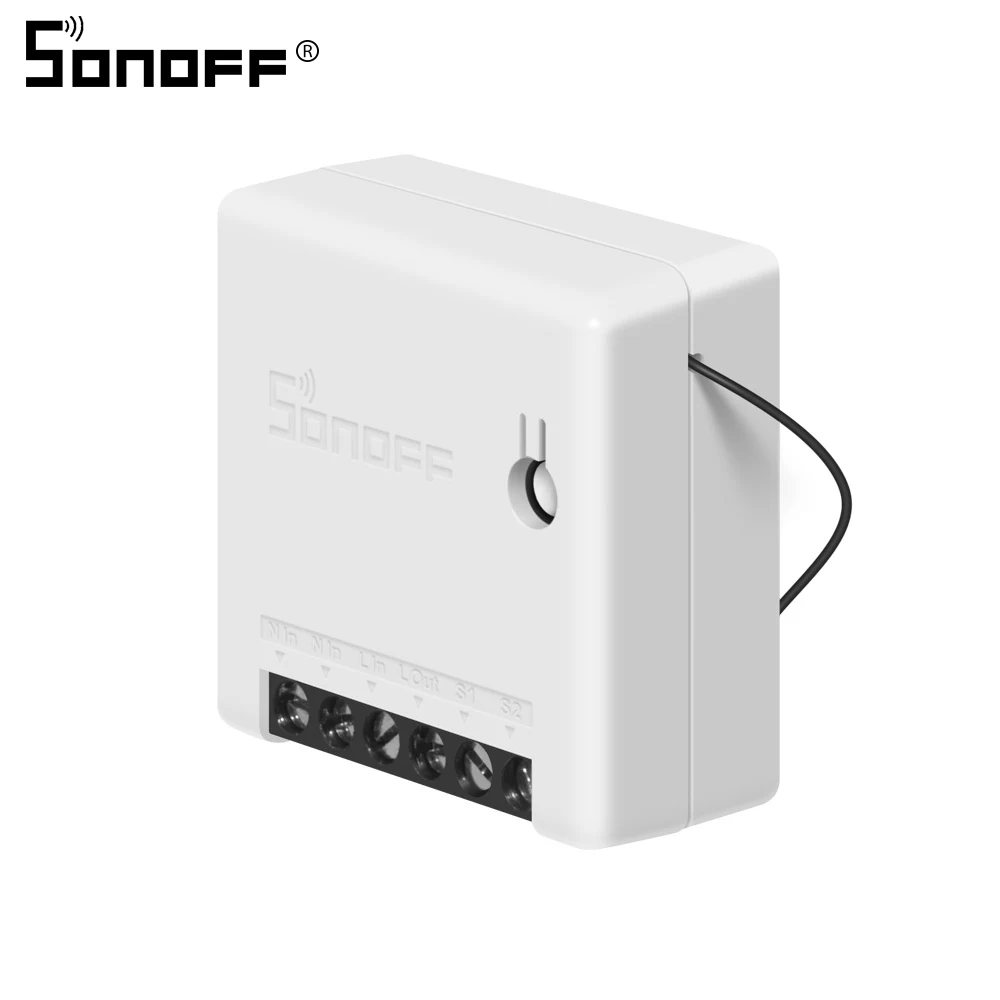 Sonoff Мини Diy прерыватель Wifi переключатель дистанционного управления таймер голосовой двухполосный Wifi переключатель умный дом для Alexa Google Home мини