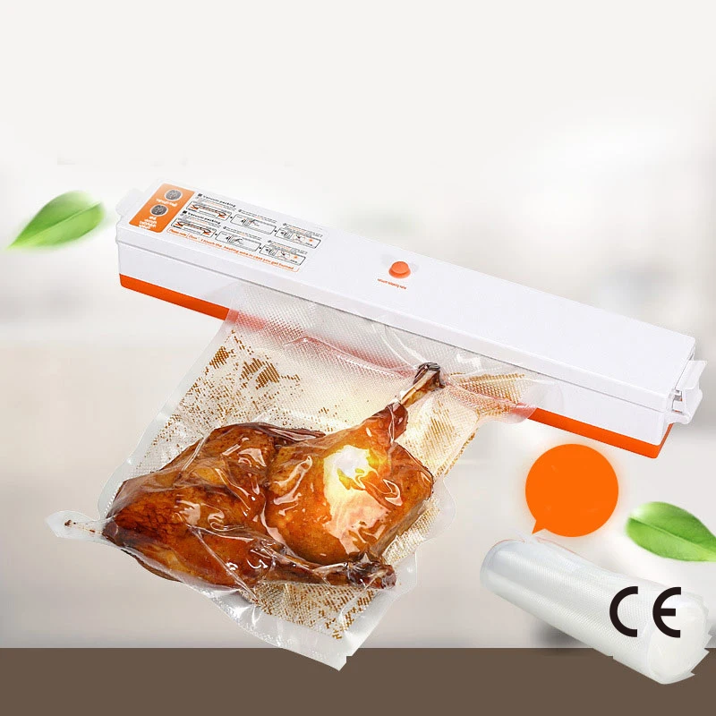 

CE Certification Small Full-automatic Vacuum Packaging Machine Household Food Vacuum Packing 220V/110V Film Sealing Machine