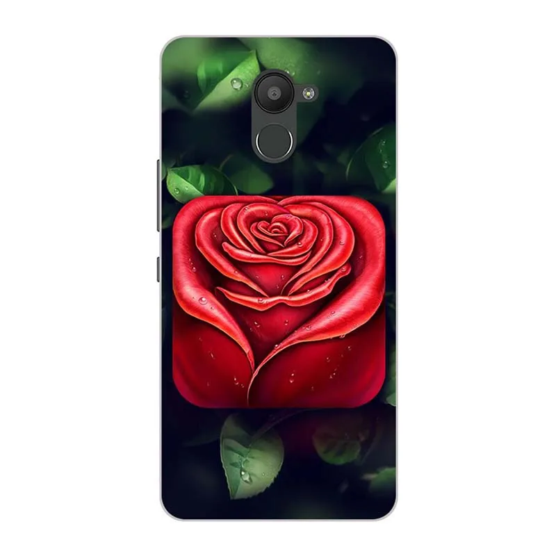 A117 Чехол для телефона Vodafone Smart V8 VDF710 5," картина для Vodafone V8 разноцветный для Vodafone V 8 Wolf Rose Phone Shell резиновый чехол - Цвет: A117