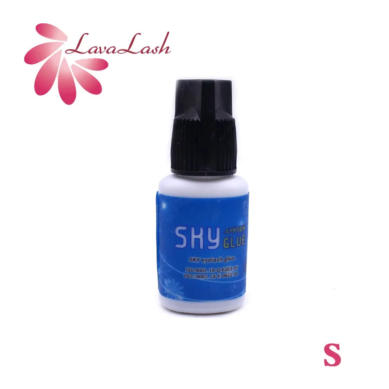 1 Bottle SKY Glue Eyelash Extensions Original Black Cap Beauty Shop Makeups Tools Korea Lasting Wholesale 5ml Low Stimulation | Красота и