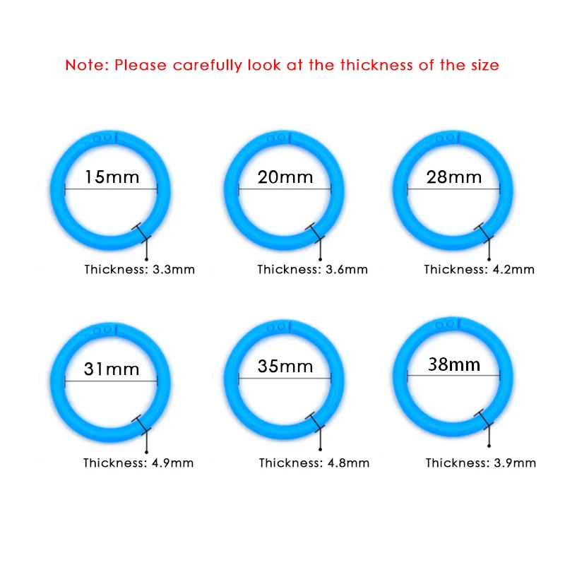 Plastic Ring Binder 20Pcs/Set 15-39mm DIY Albums Loose-leaf Book Hoops Opening
