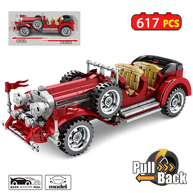 Конструктор гоночный автомобиль 617 шт. совместимый с брендом скоростных