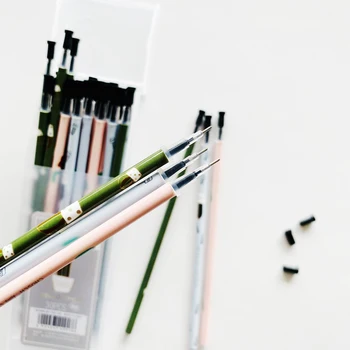 

5pcs/lot Cute Fresh Cactus Gel Pen Refill Replacement for Writing Drawing Remark Marker 0.5mm Stationery School Office Supply