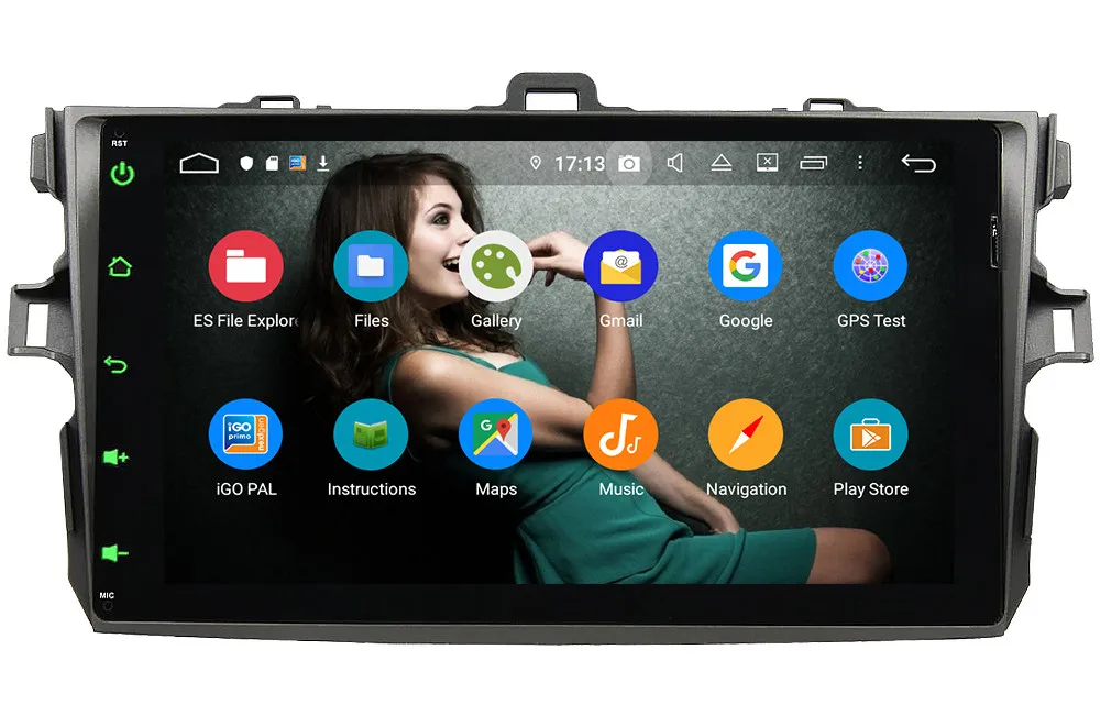 Klyde " ips 4G wifi Android 9,0 Восьмиядерный 4 Гб ОЗУ 64 Гб ПЗУ DSP BT автомобильный DVD мультимедийный плеер стерео для Toyota Corolla 2006-2011