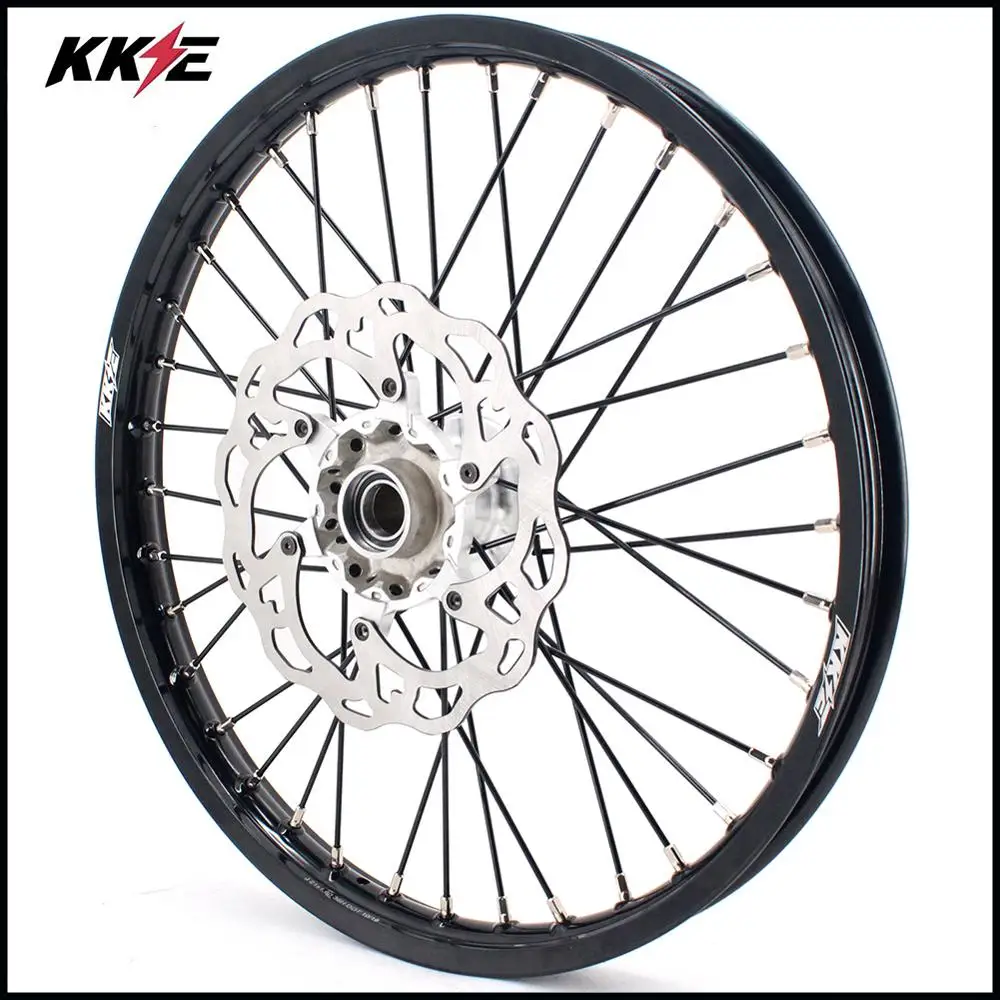 21/18 полный литье эндуро колесные диски комплект для KTM EXC EXC-F 150 200 250 300 350 450 500 2003- дисков