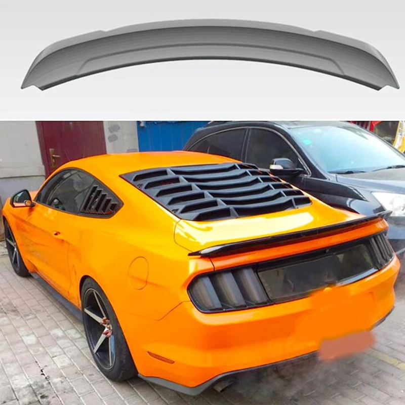Mustang из АБС-пластика углерода задний спойлер Boot Крылья 2015 16 17 18 для Ford GT V8 V6 купе