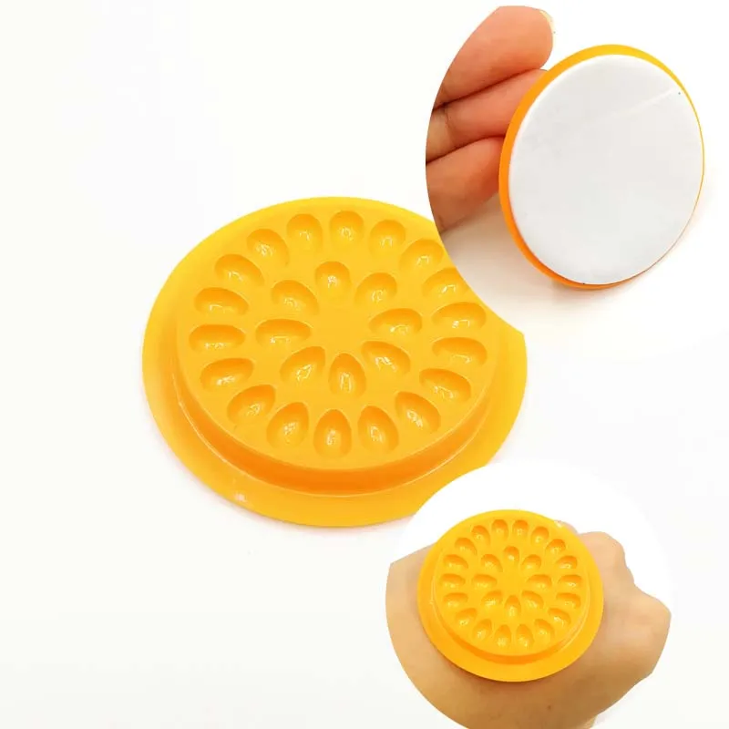 

Sticking Hand Disposable Flower Shape Glue Gasket Eyelash Extension Adhesive Glue Holder Glue Pallet Lash Glue Pads Stand Tools
