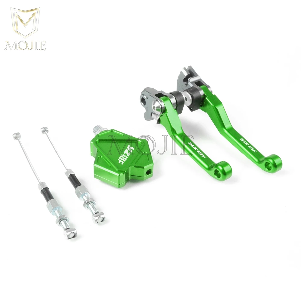 Для YAMAHA YZ426F YZ 426F 426 YZ426 F 2001- Кроссовый ЧПУ поворотный тормоз трюк рычаг сцепления простая кабельная система мотоцикла - Цвет: YZ426F 08 Green