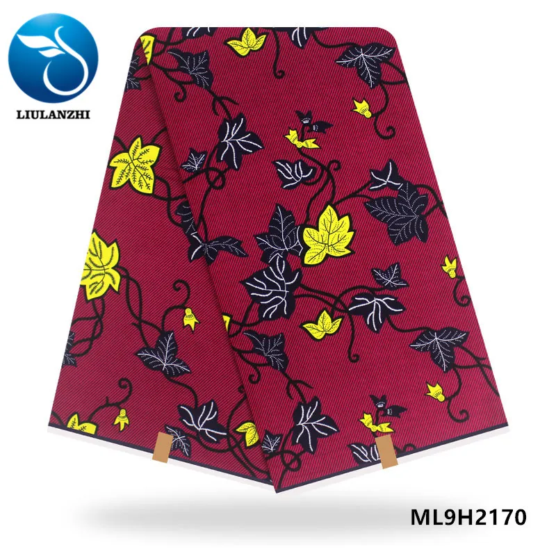 Воск liulanzhi дизайн Анкара хлопок принты Высокое качество 6 ярдов шитье Duch Воск Принт высокое качество Анкара ткань воск ML9H2159-73