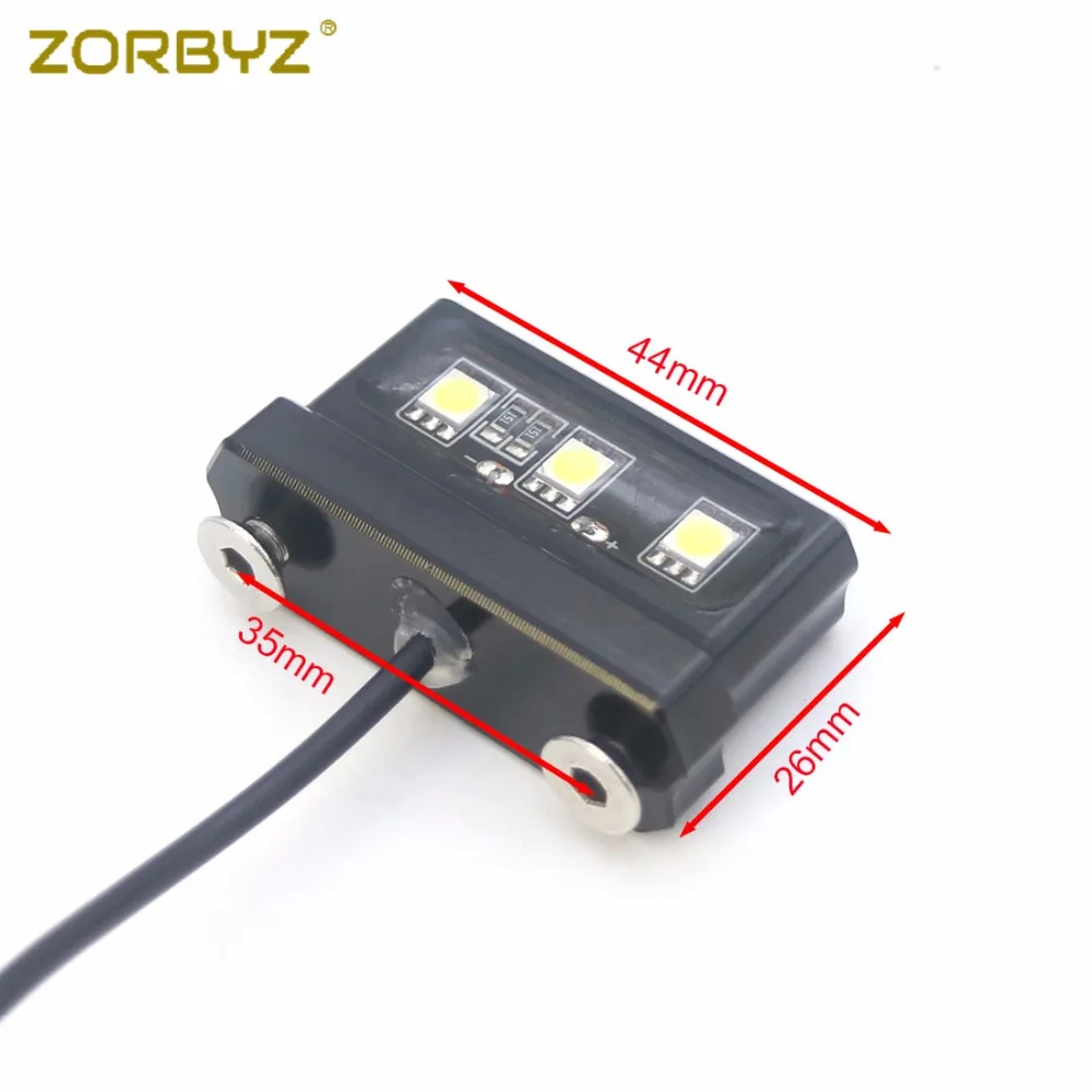 ZORBYZ черный металлический задний фонарь Крепление номерного знака Кронштейн для светодиодной лампы держатель для Benelli Leoncino 500