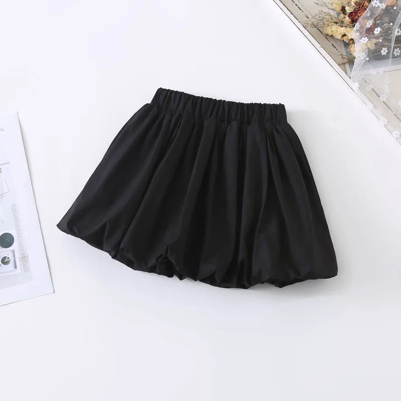 Black Babyinstar/детская юбка; модные юбки для девочек; костюм; юбка-пачка для девочек; детская одежда для девочек; Весенняя юбка; одежда для детей - Цвет: Black