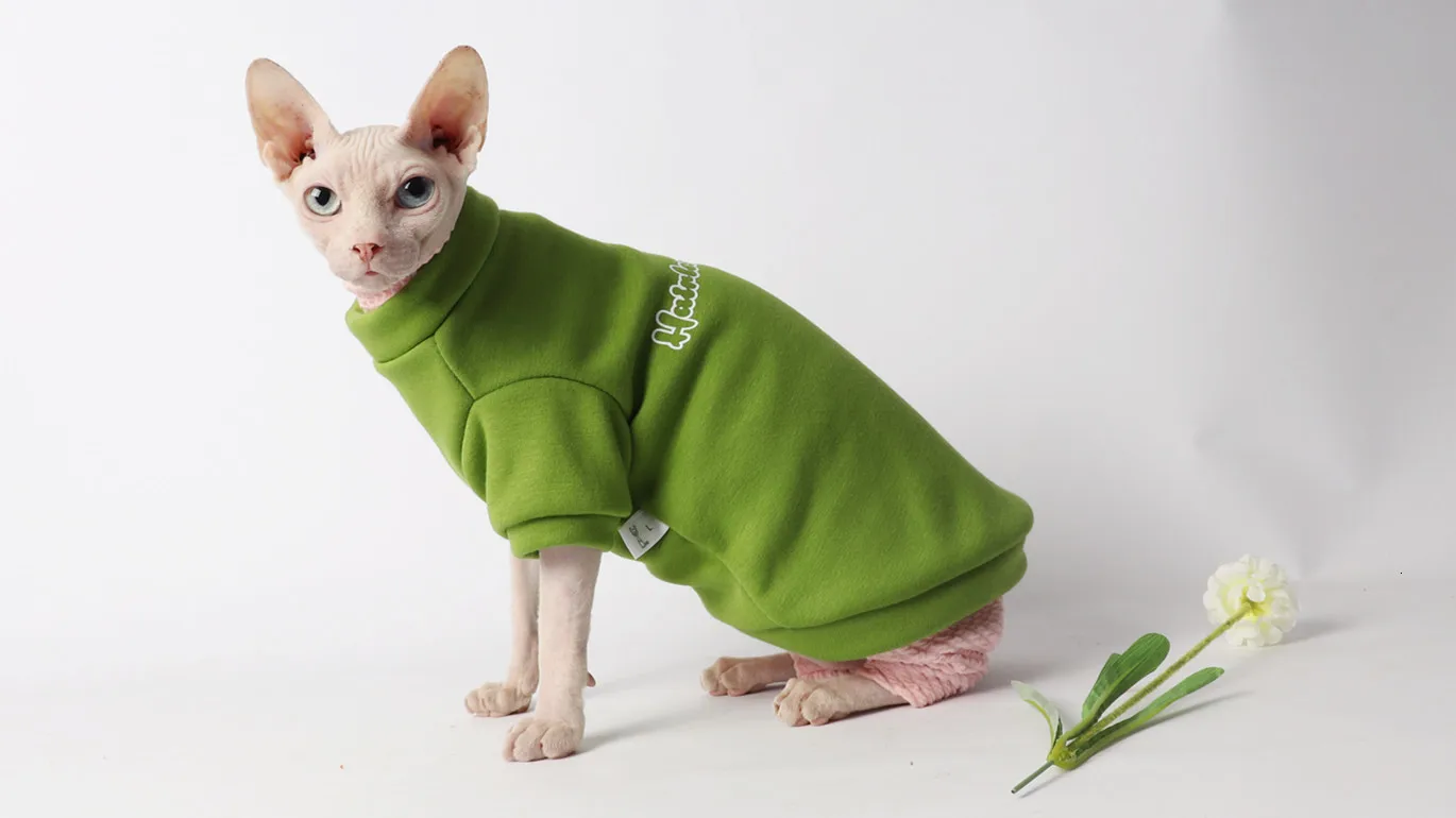 Hairless Cat Одежда для Сфинкса утолщенная одежда хлопок Sphinx Devonsche Cat поставщики