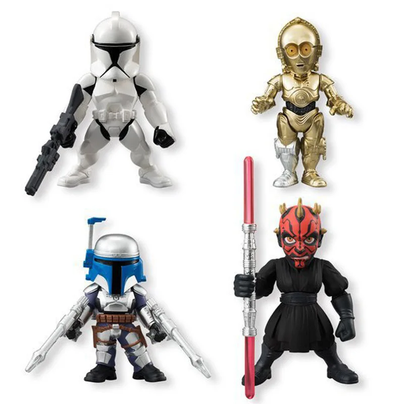 4/5 шт. комплект с принтом Звездные войны Sandtrooper Дарт Моул Детские йода Мини