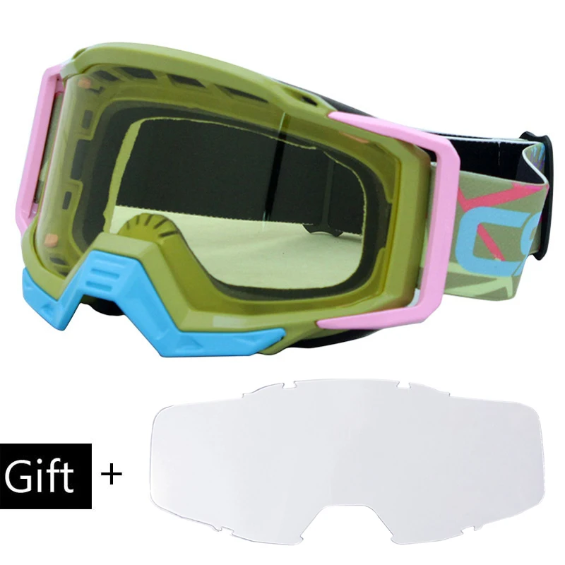 MX очки для мотокросса ATV DH MTB Лыжный Спорт очки для глаз внедорожные шлемы очки Gafas для мотоцикла очки - Цвет: F