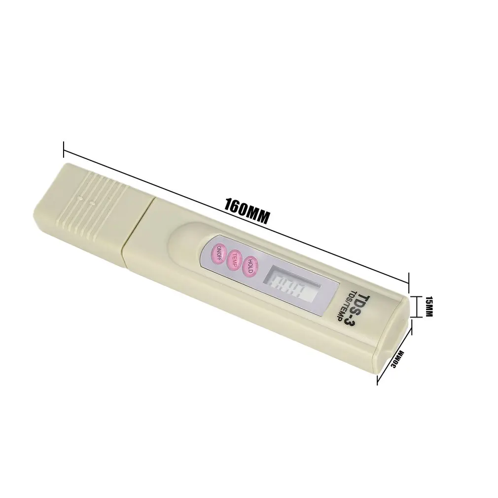 

2 in 1 Professional Water Quality Analyzer TDS Monitor TEMP Meter for Aquarium Thermometer Measurement Tool