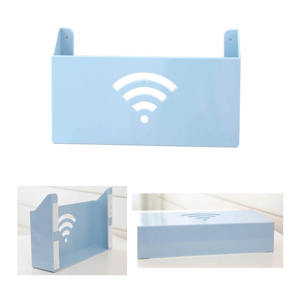 Штепсельная доска настенная пластиковая маленькая полка Wi-Fi роутер подвесной