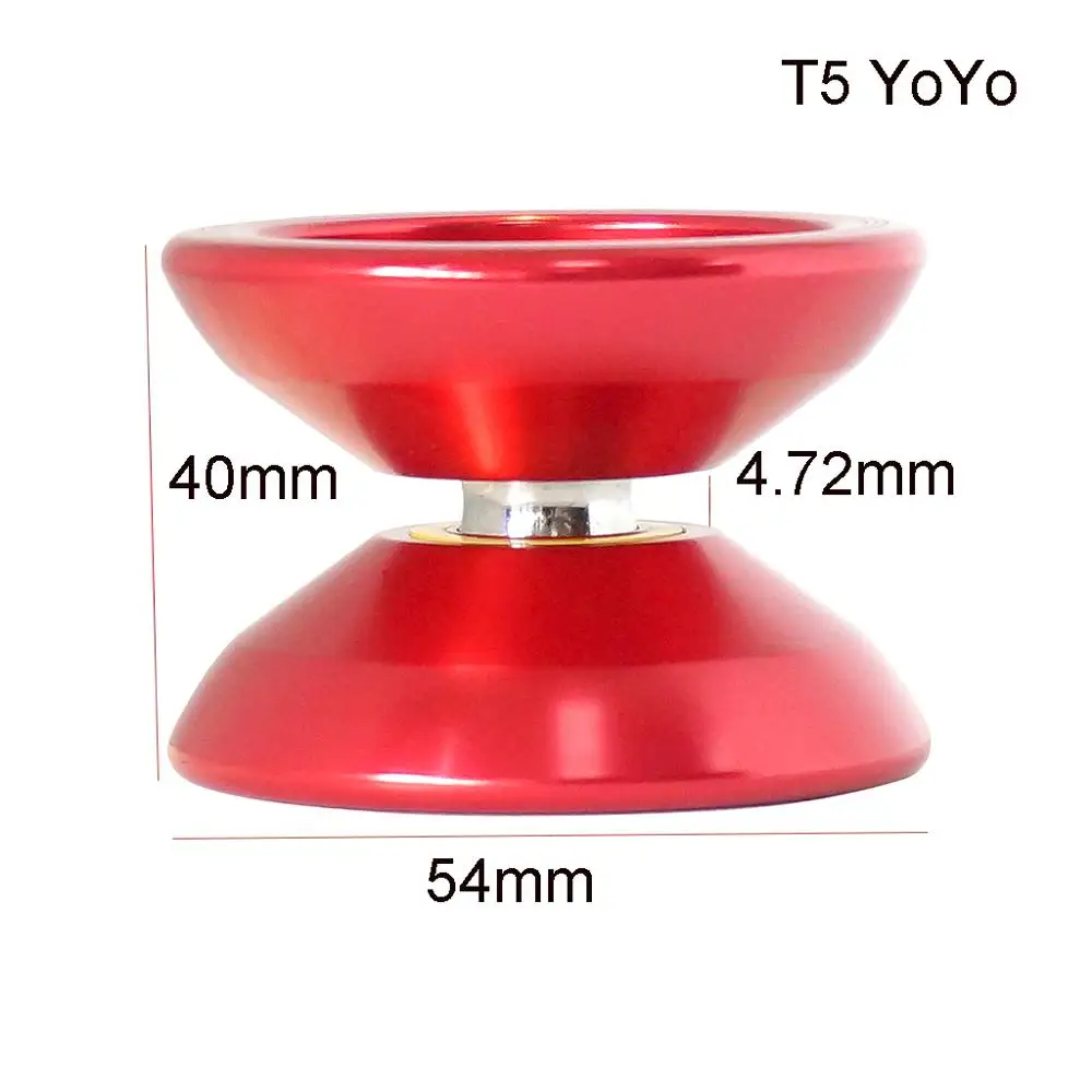 MAGICYOYO T5 Алюминий из легированного металла йо-йо D54mm Ширина 40 мм 8-шариковый подшипник с веревкой YO-YO игрушки подарок для детей