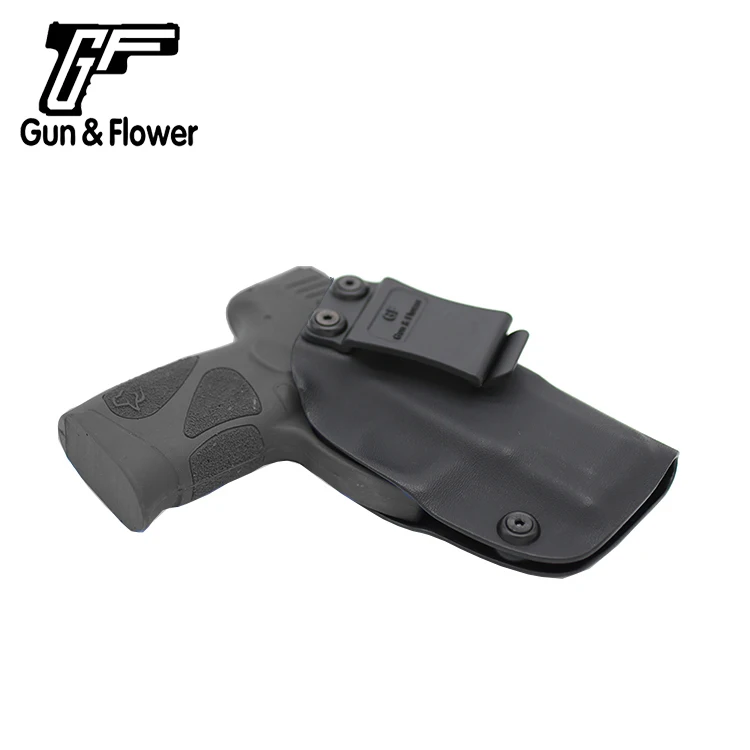 Пистолет и цветок военный пистолет кобура скрытый переноски Kydex пистолетный мешочек чехол с зажимом для ремня для Телец PT111 PT132 PT138 PT140