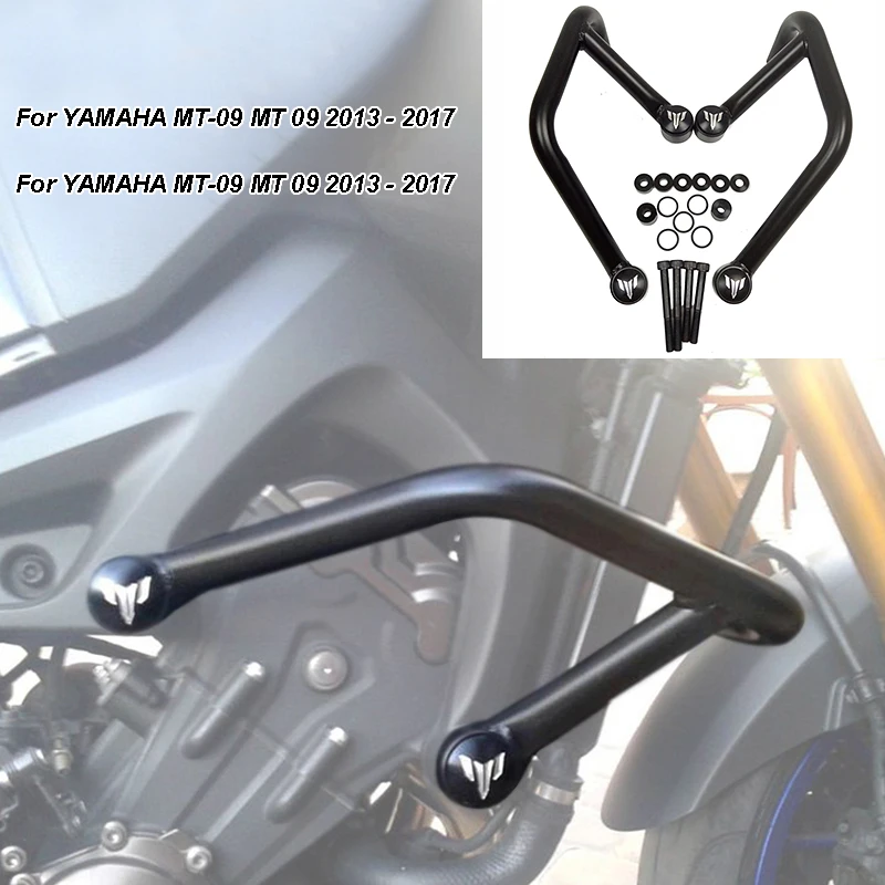 Аксессуары для мотоциклов MT 09 FZ защитная полоса двигателя защита Yamaha 2013 2017 MT09