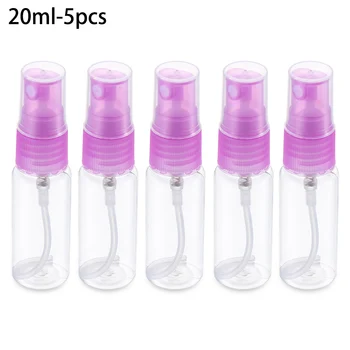 

Empty Spray Squeeze Bottles Perfume Travel Refillable Cosmetic Containers Transparent disinfectant bottle