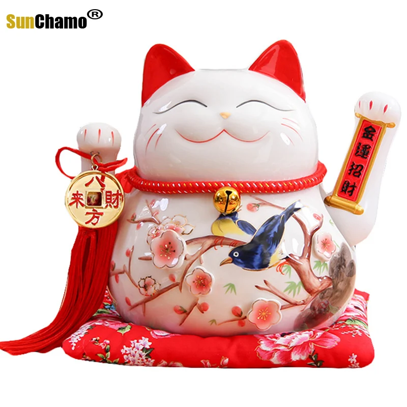 Счастливая кошка электрическая встряхивающая рука Манеки Neko большой