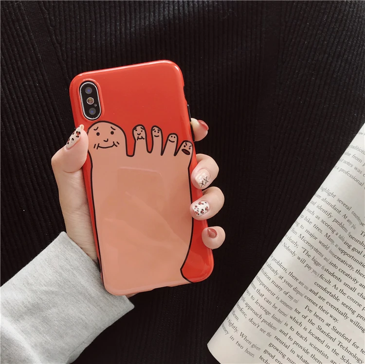 Мультяшный застенчивый чехол для телефона для iphone 11 11Pro Max, милый мягкий чехол IMD для iphone XS Max XR X 6 6S 7 8 Plus, задняя крышка