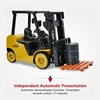 High Simulation Forklift Truck 2.4G RC Forklift Truck Loader Truck Auto Demo Lifting Music Light Car Engineering vehicle Boy Toy 4