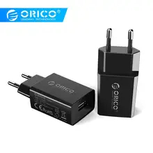 ORICO Mini USB зарядное устройство 5V2A 5V1A умный зарядный адаптер зарядка для мобильного телефона планшета ЕС вилка USB зарядное устройство