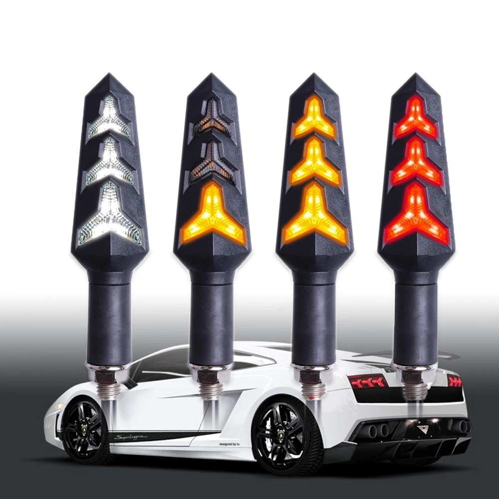 2 Cat-Eye Miniblinker Clignotant Carbon Look Kawasaki kle-500 er5 2 Cat-Eye Miniblinker Clignotant Carbon Look Kawasaki kle-500 er5