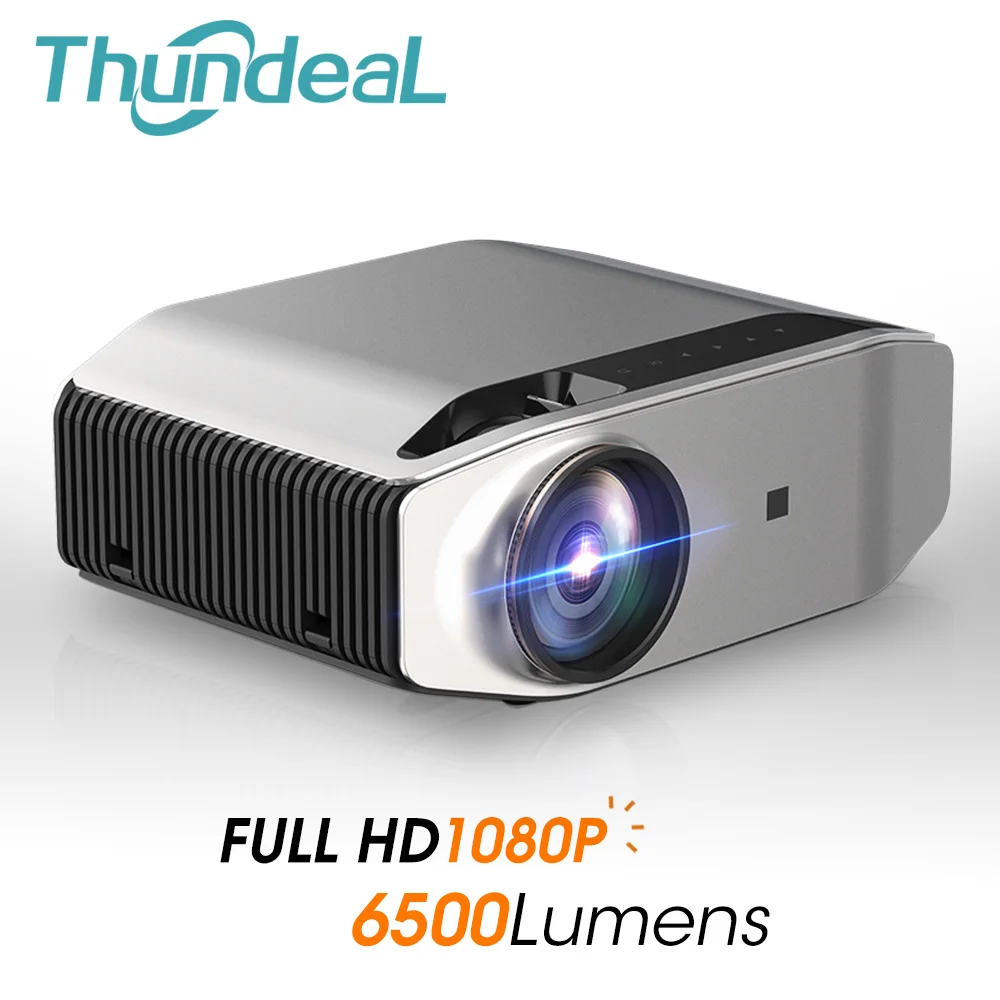ThundeaL Native 1080P Projector Full HD LED Proyector 3D Wireless WiFi MultiScreen Video Beamer 6500 Lumen Home Theater AAO Logo