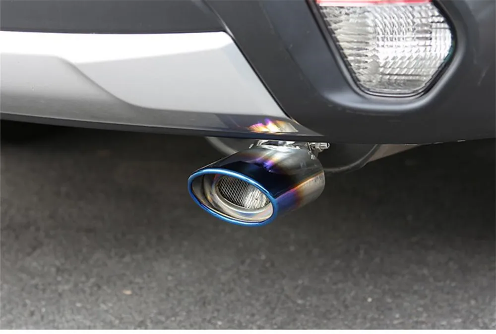 1 шт. крышка выхлопной трубы из нержавеющей стали для Mitsubishi Outlander 2013- глушитель трубы автомобиля-специальные аксессуары