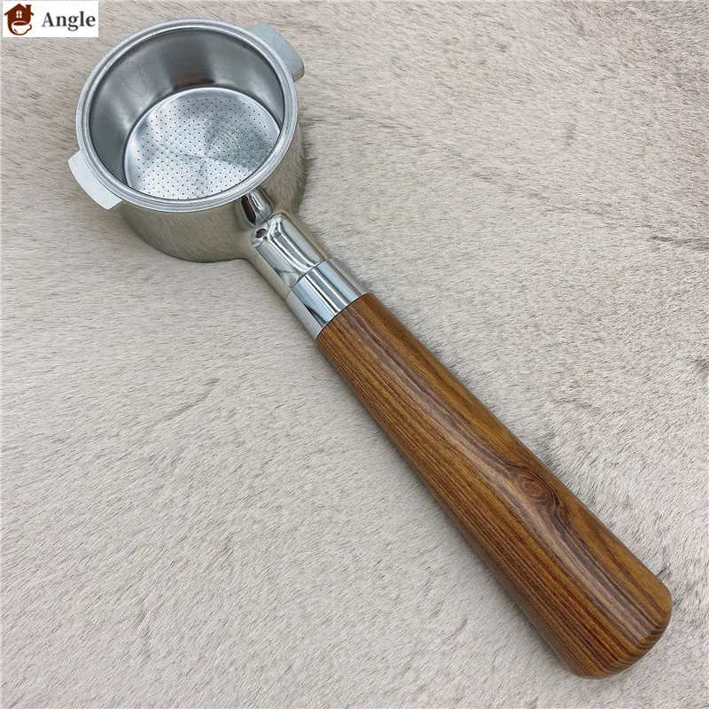 304 Нержавеющая сталь 51 мм Кофе бездонного Portafilter для Delonghi ECO310 ECP35.31/33 21/31 21