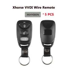 Xhorse xkhy00en vvdi2 com fio chave remota universal 3 botões x007 versão em inglês
