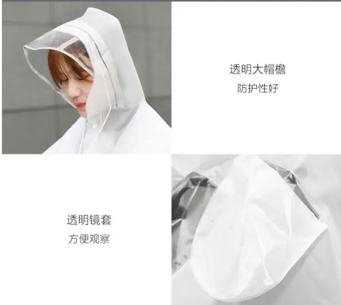Xiaomi Mijia quality raincoat electric car white raincoat high density waterproof security design smart home