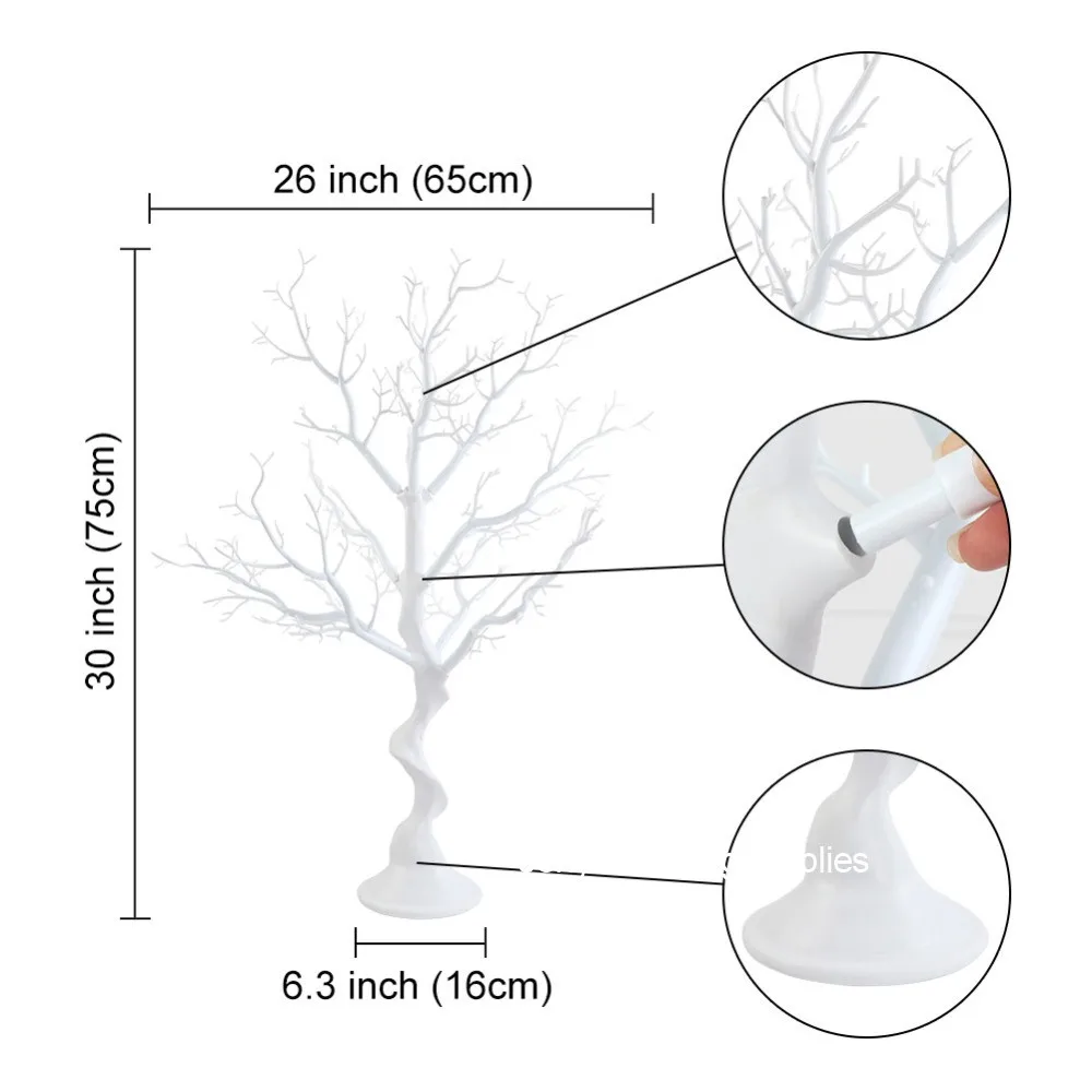 10pcs)75cm hangging bead acrylic Pedestal Table Stands Pillars for Wedding Event Planning Bridal Shower Decor2330