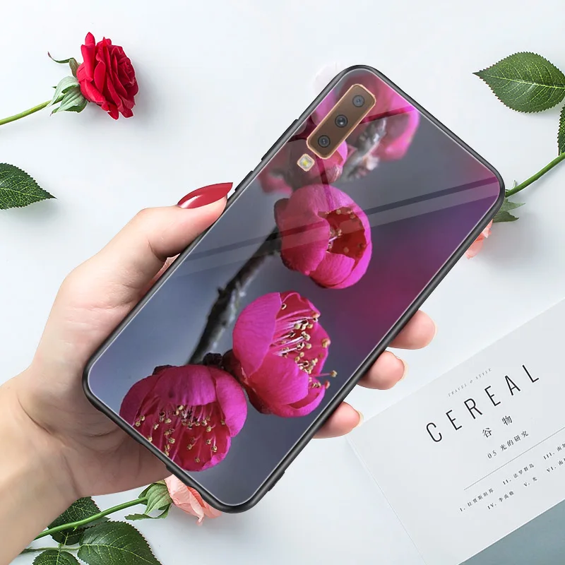 Чехол для samsung A70 чехол для Galaxy A10 A30 A20 A40 A6 A8 плюс A7 A9 A3 A5 крышка ПК+ ТПУ чехол для телефона для samsung A50 - Цвет: A7ZLM