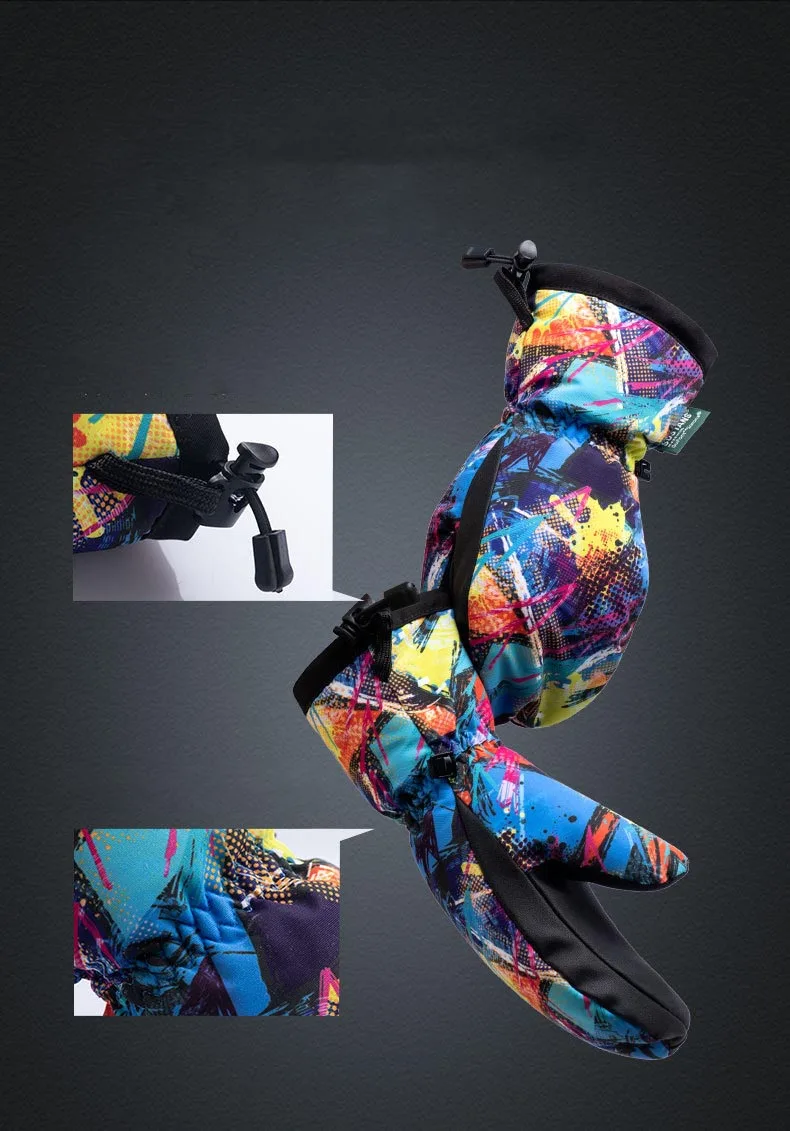Naturehike Skiing Gloves-15℃~0℃ Duck Palm Warm Thickening Windproof Waterproof Outdoors Internal Five Fingers Design Skate