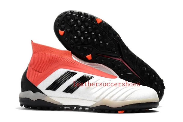 Дешевые мужские кожаные футбольные бутсы Predator Tango accelerator 18 в TF turf футбольные бутсы домашние футбольные бутсы chuteiras Pogb