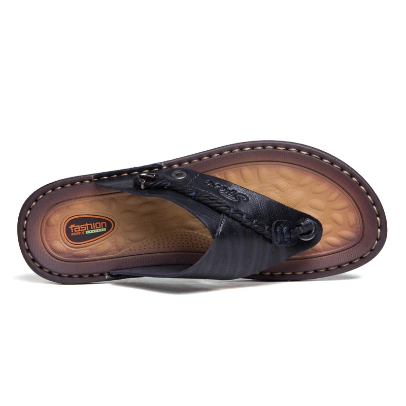 Luxury Brand Flip Flops Soft comfortable Microfiber Leather