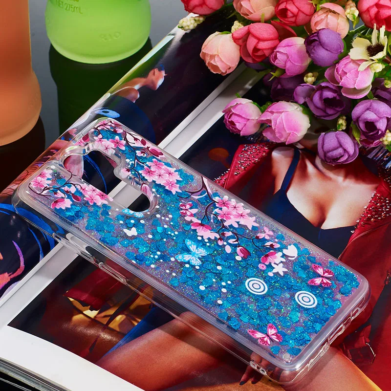 Для Xiao mi Red mi Note 8 Pro милый Блестящий силиконовый мягкий чехол Xao mi xiomi Red mi Note8 7 6 Pro Блестящий жидкий плавучий чехол