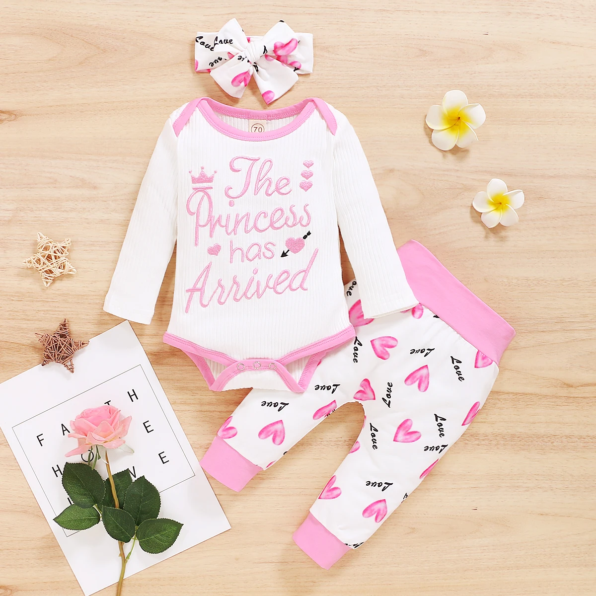 Emmababy Одежда для новорожденных девочек комбинезон с длинными рукавами и