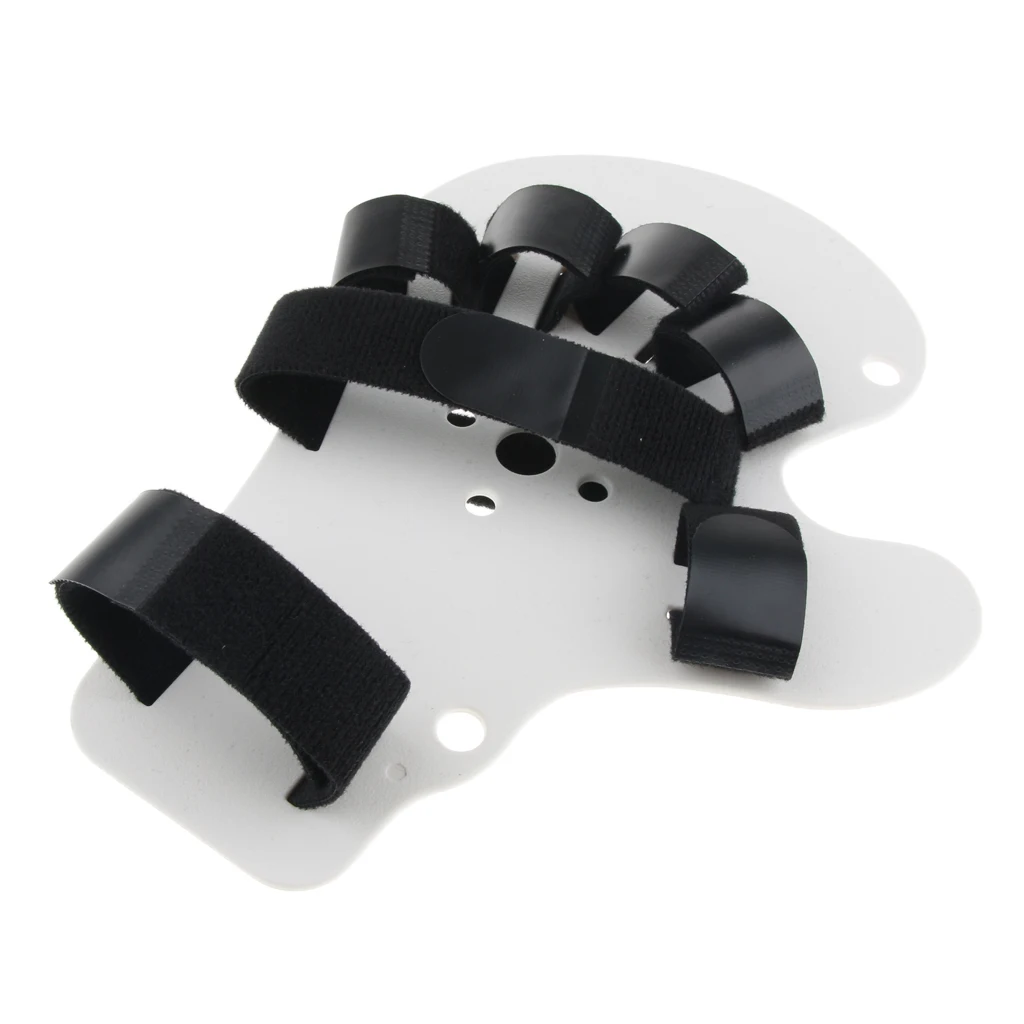 Finger ortotics Fingerboard Splint Brace Stroke ручная поддержка для тренировки запястья палец сепаратор оборудование для реабилитации - Цвет: White