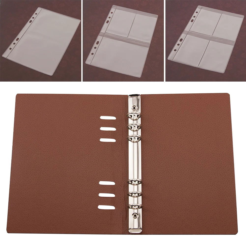 Album Transparent Storage Book Collections Scrapbooking Cutting Dies Durable Synthetic Leather Stencil Card Seal Template Holder