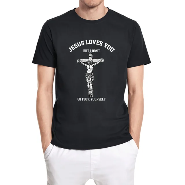 Jesus Loves You But I Don't Fvck Yourself Vintage T-shirt 1