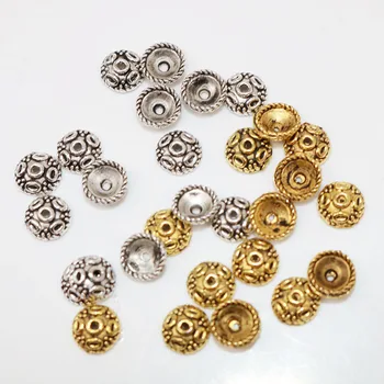 

Metal Bead Caps End Beads Caps Tibetan Silver Plated Flower Beads Charms For Jewelry Making (yiwu) 5mm 200pcs