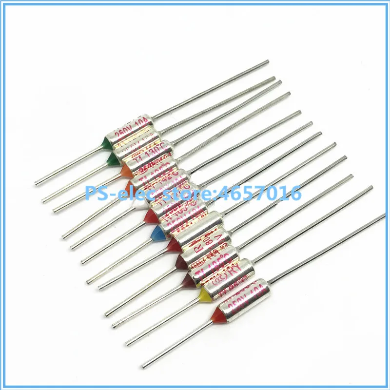 TF тепловой предохранитель RY 10A 15A 250V Температура 65C 85C 100C 105C 120C 130C 152C 165C 172C 185C 192C 200C
